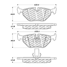 Pastillas Freno Mercedes Benz E240 1996-2003 Delantero 4