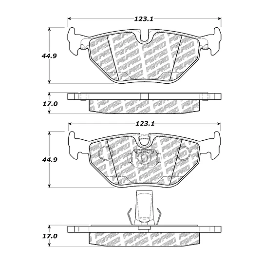 Pastillas Freno Mercedes Benz E240 1996-2003 Delantero