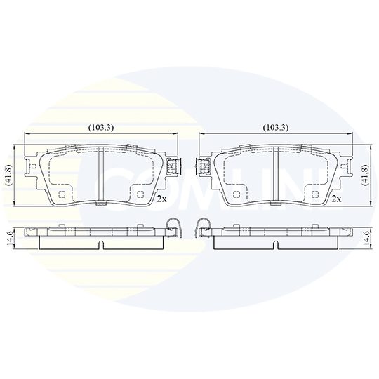 Pastillas Freno COMLINE CBP02487