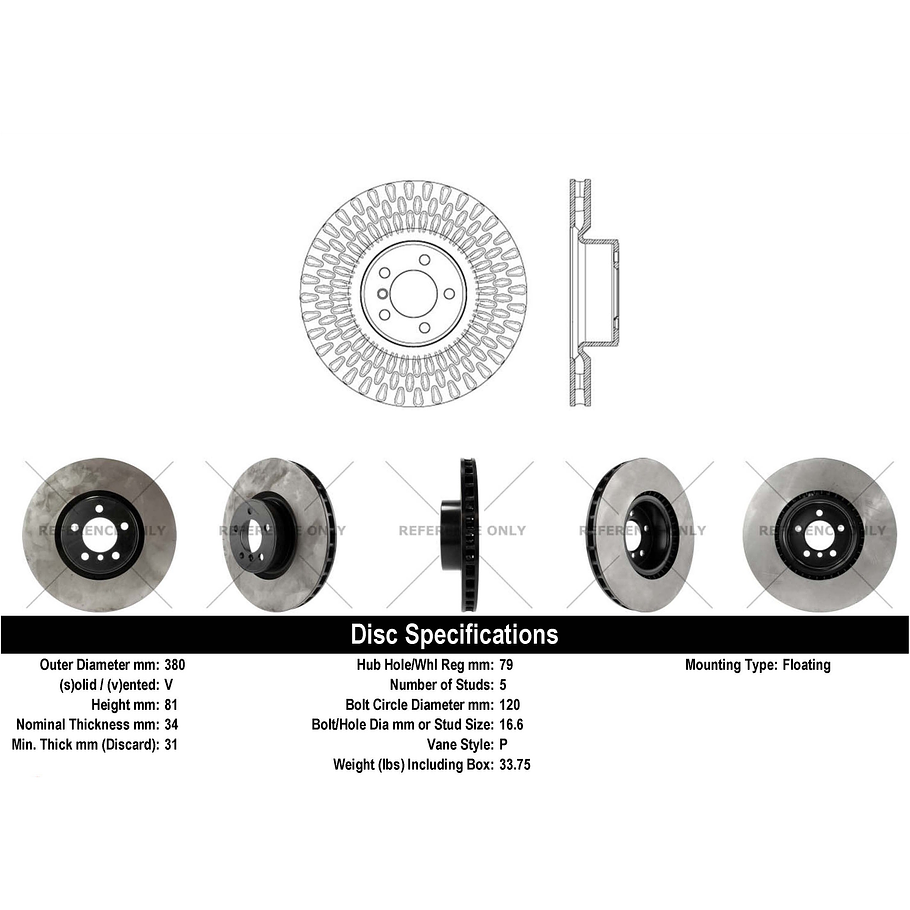 Disco Freno C-TEK 121.22020 1