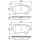 Pastillas Freno Mercedes Benz C240 2001-2007 Delantero 2