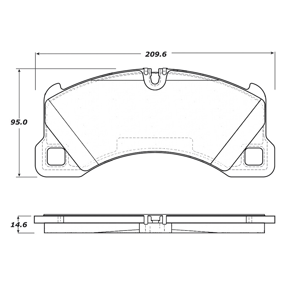 Pastillas Freno Volkswagen Touareg 2002-2010 Delantero 4