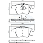 Pastillas Freno Jaguar XF 2007-2015 Delantero 3
