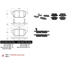 Pastillas Freno Lexus CT200h 2011-2023 Trasero 4