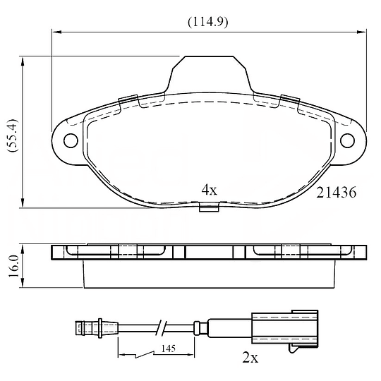 Pastillas Freno COMLINE CBP22383