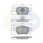 Pastillas Freno Peugeot 308 CC 2008-2013 Delantero 3