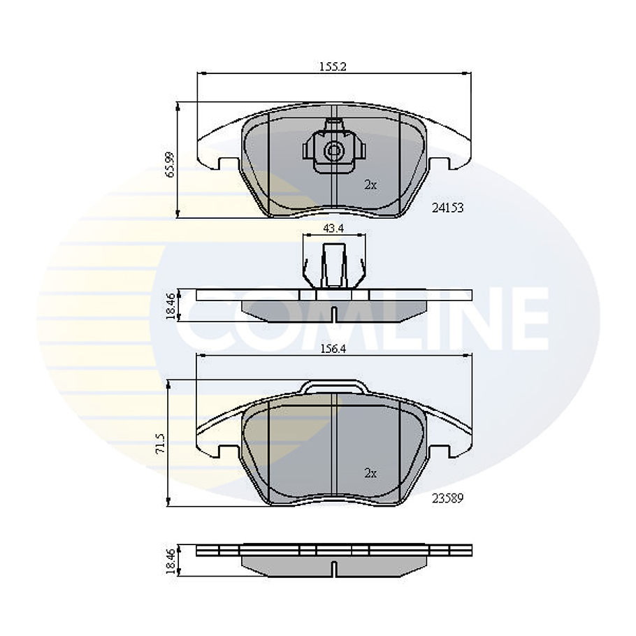 Pastillas Freno Peugeot 308 CC 2008-2013 Delantero 4
