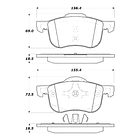 Pastillas Freno PQPRO 500.07940 1
