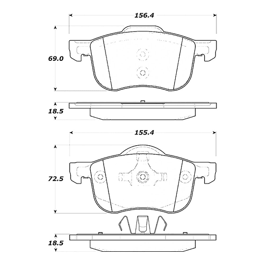 Pastillas Freno PQPRO 500.07940
