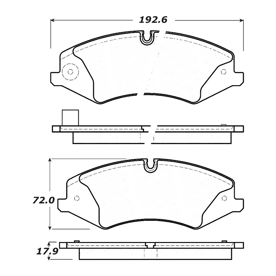 Pastillas Freno ALLIED NIPPON ADB02030 2