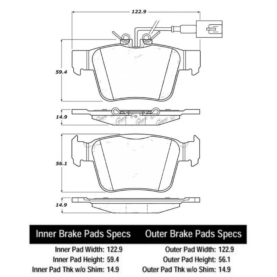 Pastillas Freno Alfa Romeo Stelvio 2017-2023 Trasero 3