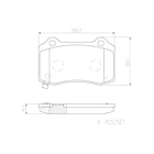 Pastillas Freno Jeep Grand Cherokee 2011-2022 Trasero 4