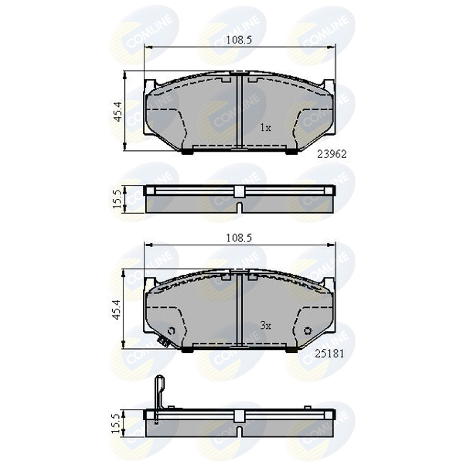Pastillas Freno COMLINE CBP3998 3