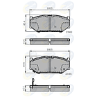 Pastillas Freno COMLINE CBP3998 4