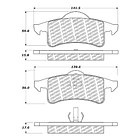 Pastillas Freno Jeep Grand Cherokee 1999-2004 Trasero 3