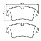 Pastillas Freno Audi A4 Quattro 2016-2023 Trasero 8