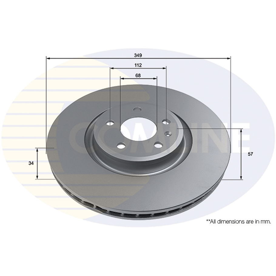 Disco Freno COMLINE ADC4010V 3