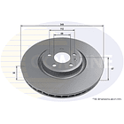 Disco Freno COMLINE ADC4010V 4