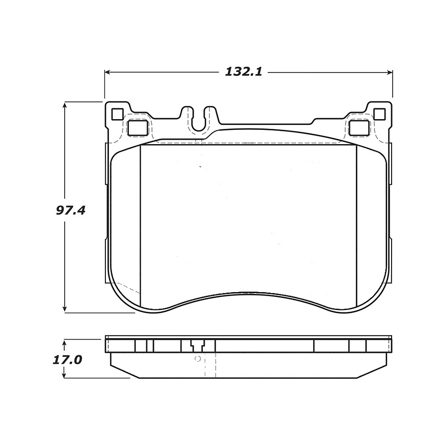 Pastillas Freno Mercedes Benz S560 2014-2021 Delantero 4