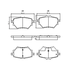 Pastillas Freno Peugeot 308 SW 2013-2021 Trasero 4