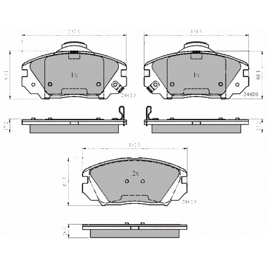Pastillas Freno COMLINE CBP31788 1