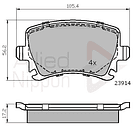 Pastillas Freno Seat León 2005-2012 Trasero 4