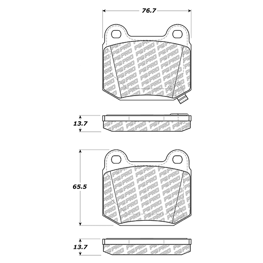 Pastillas Freno PQPRO 500.09610