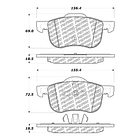 Pastillas Freno Volvo XC70 2000-2007 Delantero 3