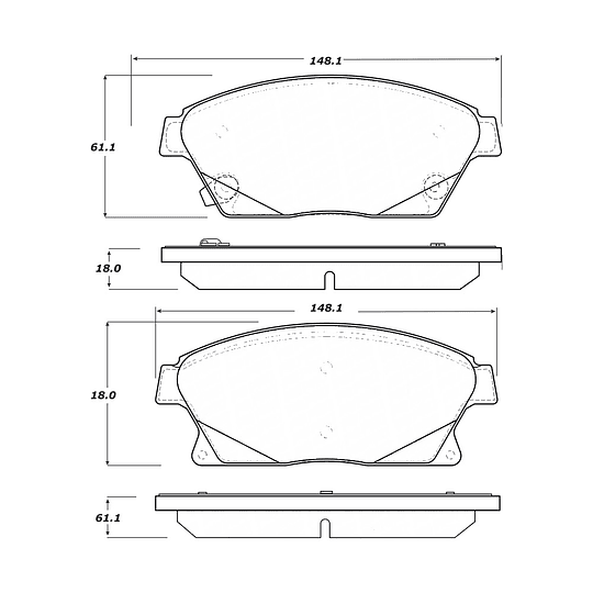 Pastillas Freno Chevrolet Orlando 2011-2018 Delantero