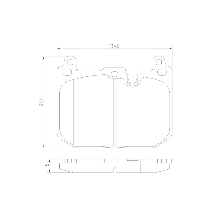 Pastillas Freno Mini Cooper 2014-2023 Delantero 3