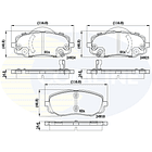 Pastillas Freno Hyundai Santa Fe 2007-2013 Delantero 3