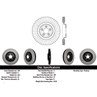 Disco Freno Jaguar XK 2007-2014 Delantero 4