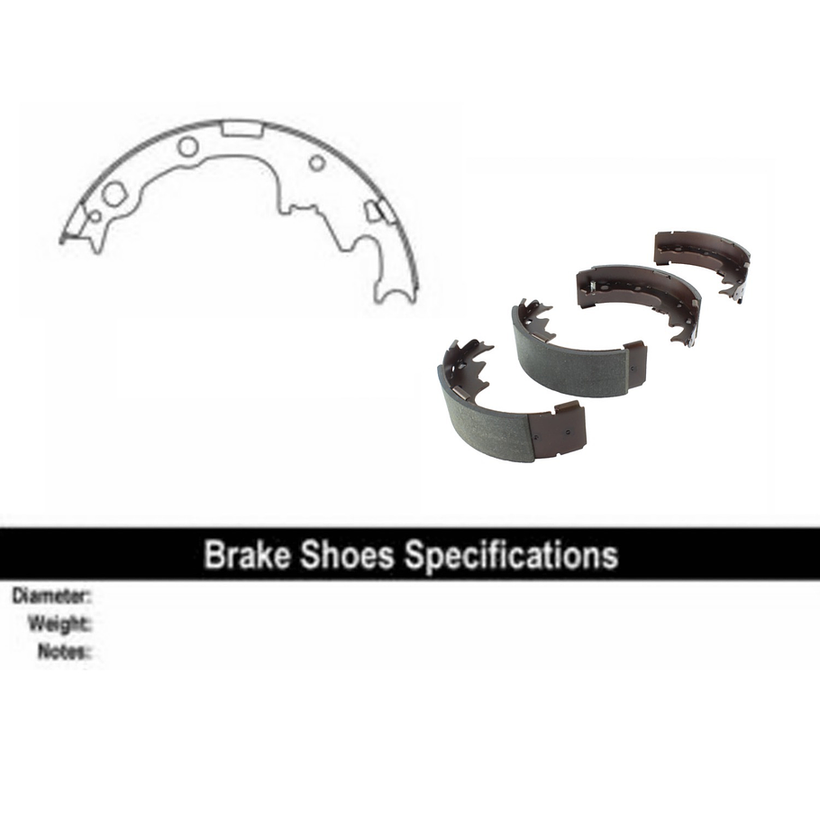 Balata Freno Chrysler Town & Country 1991-1995 Trasero 4