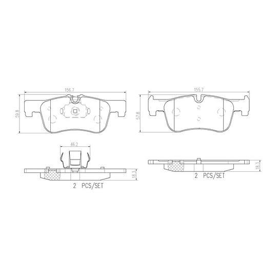 Pastillas Freno FERODO FDB4844