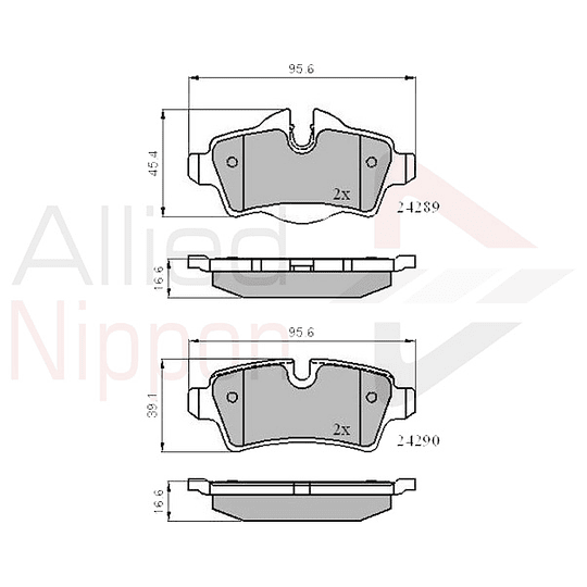 Pastillas Freno ALLIED NIPPON ADB01759
