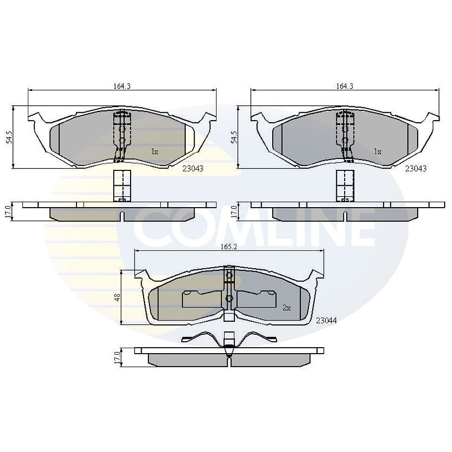 Pastillas Freno COMLINE CBP3850 4