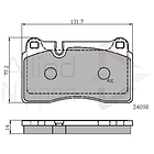 Pastillas Freno Audi TT 2006-2014 Delantero 1