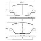 Pastillas Freno Jeep Compass 2017-2023 Delantero 2