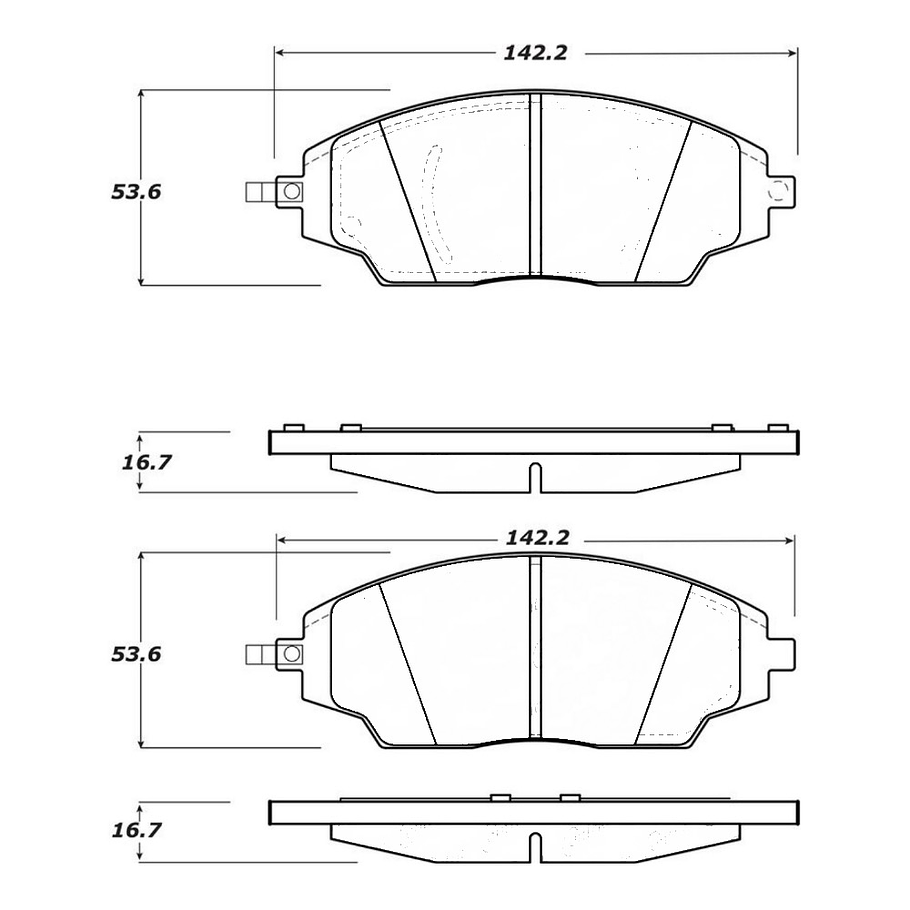 Pastillas Freno Chevrolet Aveo 2012-2020 Delantero 2