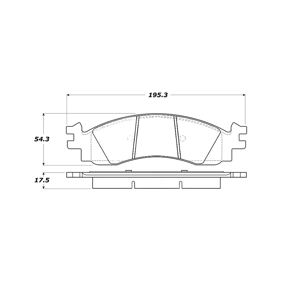Pastillas Freno Ford Explorer 2006-2010 Delantero 2