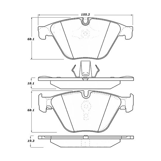 Pastillas Freno POSIQUIET 104.15050
