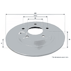 Disco Freno Mazda 3 2013-2018 Trasero 4
