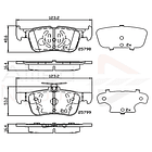 Pastillas Freno Ford Edge 2015-2023 Trasero 3