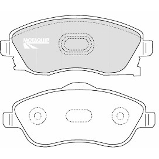 Pastillas Freno MOTAQUIP LVXL1014