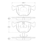 Pastillas Freno BMW X5 3.0d 2000-2006 Delantero 4