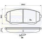 Pastillas Freno Mazda CX-5 2017-2023 Delantero 3