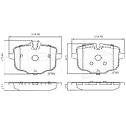 Pastillas Freno BMW X5 25d 2019-2023 Trasero 3