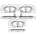Pastillas Freno Hyundai Elantra 2016-2020 Trasero 3