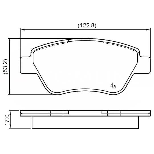 Pastillas Freno ALLIED NIPPON ADB01535