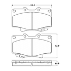 Pastillas Freno PQPRO 500.05020 1